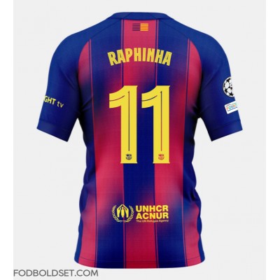 Barcelona Raphinha Belloli #11 Hjemmebanetrøje 2025-26 Kortærmet Barcelona Raphinha Belloli #11 Hjemmebanetrøje 2025-26 Kortærmet